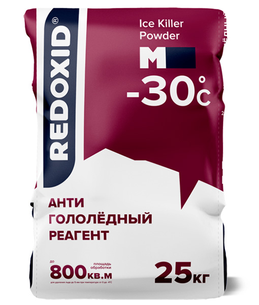 Противоледный реагент ICE KILLER Powder М 25 кг (до -30)