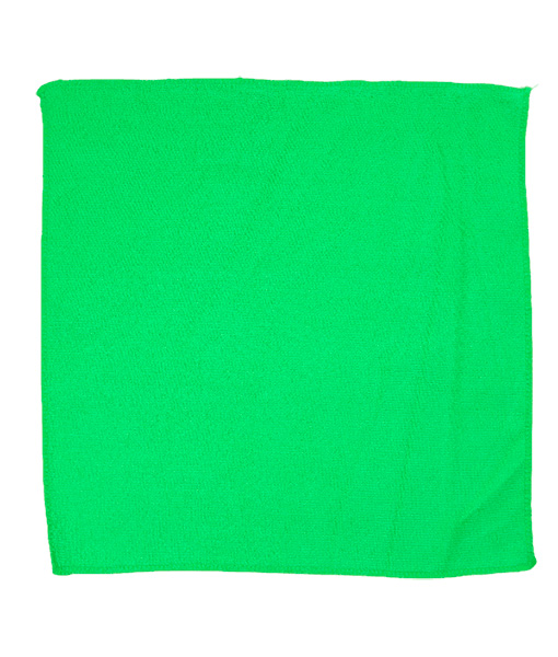 Салфетка из микрофибры 35*35см (зеленая) 220г/м2