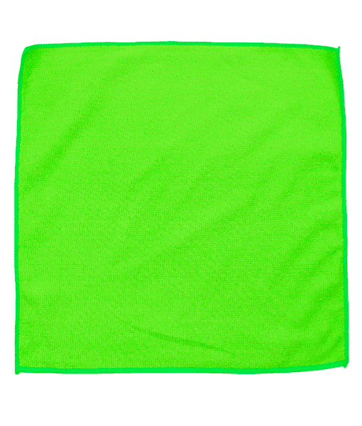 Салфетка из микрофибры 30*30см (зеленая) 220г/м2